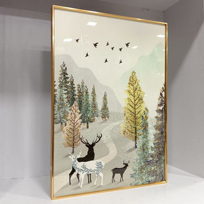 Crystal wall frames