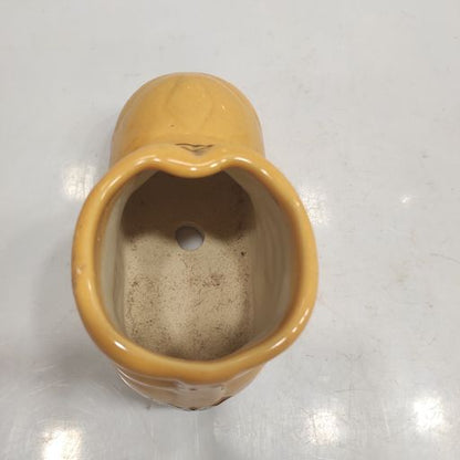 Ceramic Shoe Shaped Indoor Planter Smart Yellow Colored ceramic pot