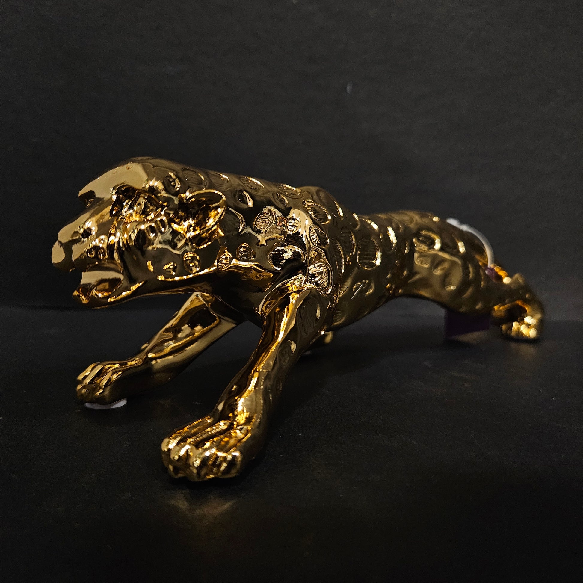 Golden Leopard Feng Shui Home Decoration Positive Vibes showpiece Figurine for home Decor