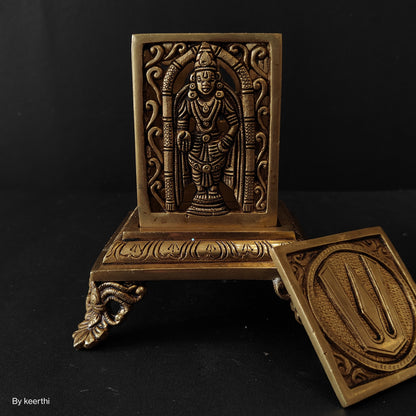 BRASS TIRUPATI BALAJI DHOOP DANI and INCENSE HOLDER