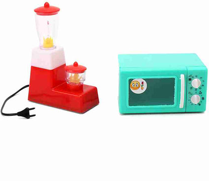 2 in 1 Combo Mixer and Oven Kids Toy Appliance Let your child play with toy equipment and enjoy