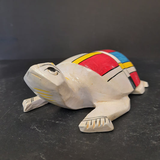 Wooden Turtle Mosaic Work