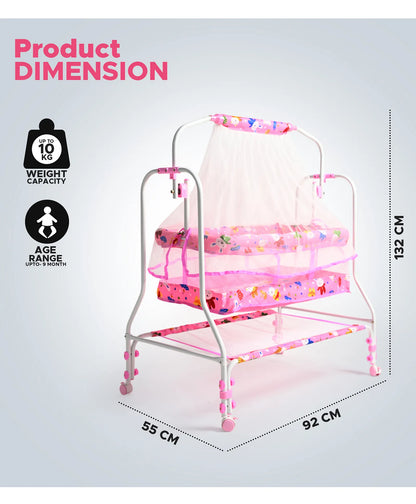 Cradle For babies Jhula Pink