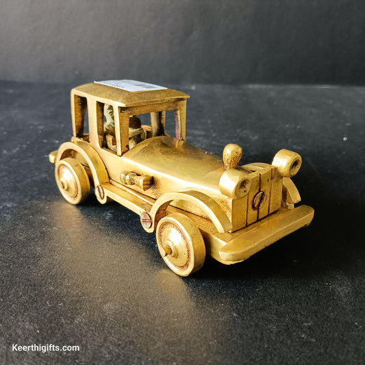 Car brass antique showpiece