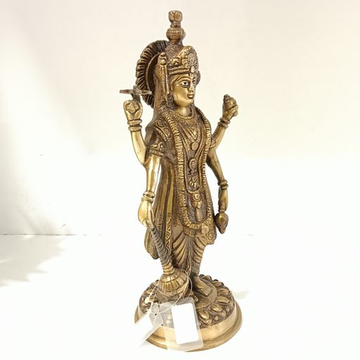 brass vishnu