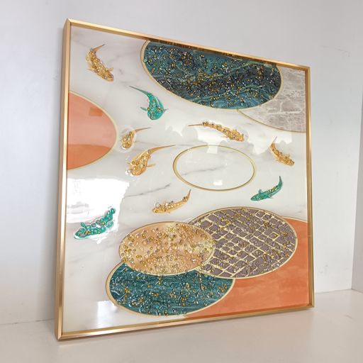 Crystal wall frames
