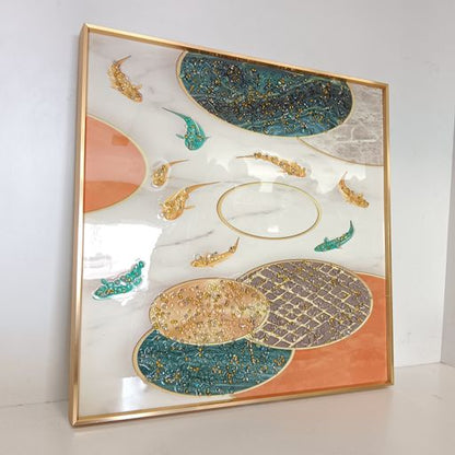Crystal wall frames