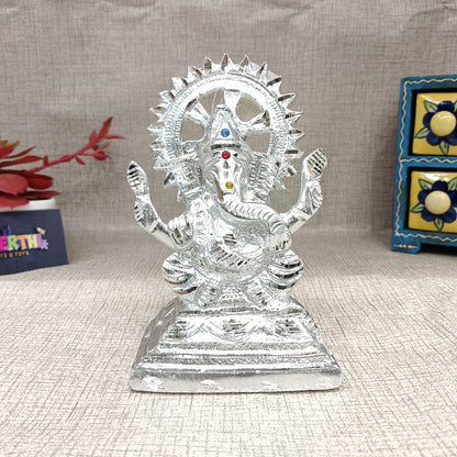 Ganesh German silver idol
