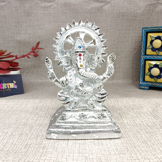 Ganesh German silver idol