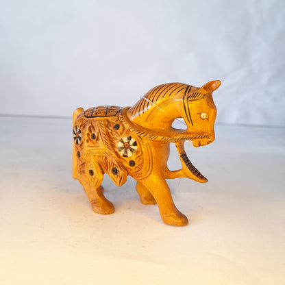 Wooden Horse Inlaid