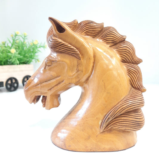 Wooden Horse Head