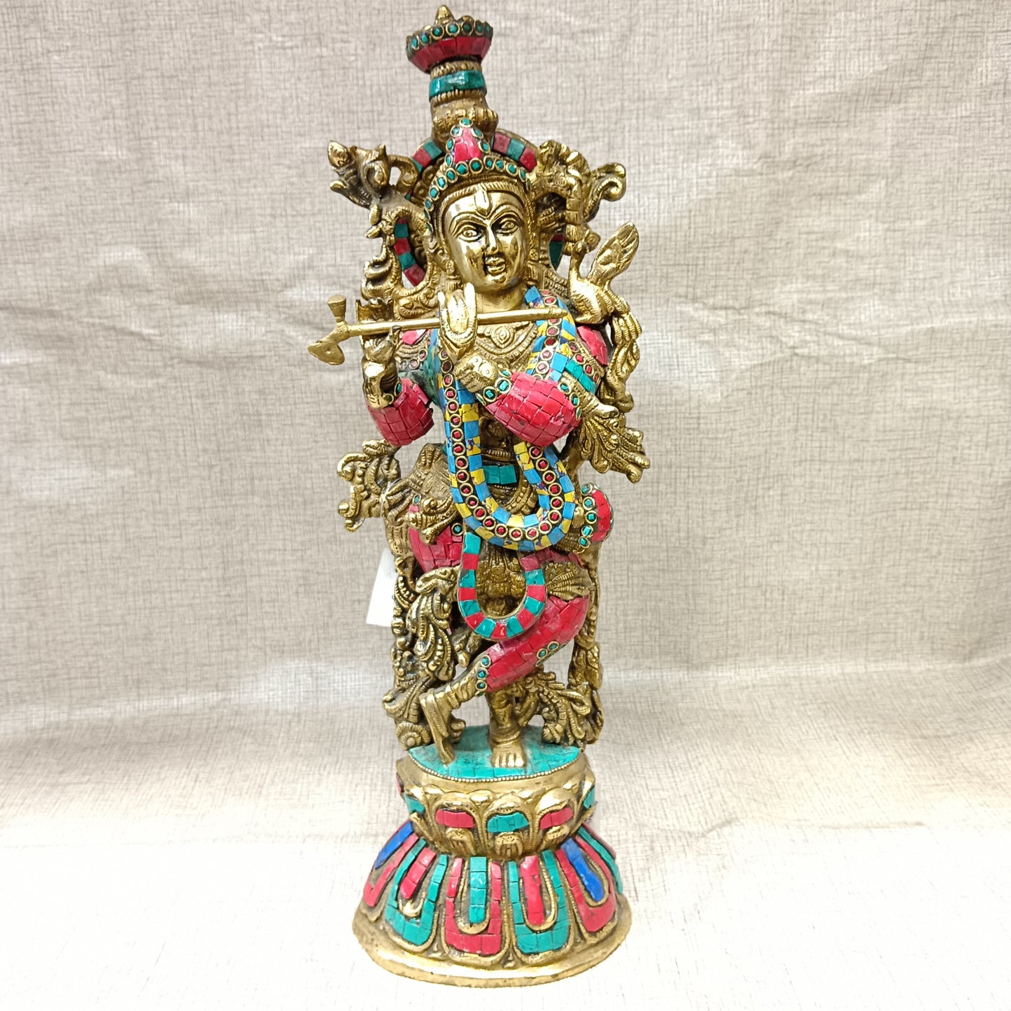 Brass Krishna idol