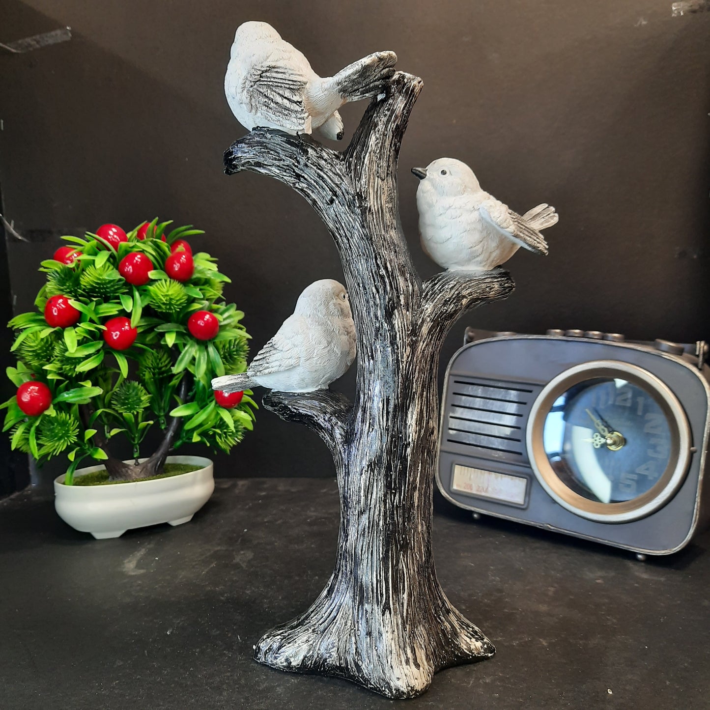 Doves seting on stem show piece