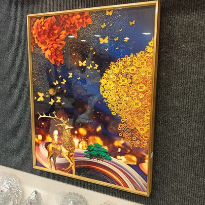 Crystal wall frames
