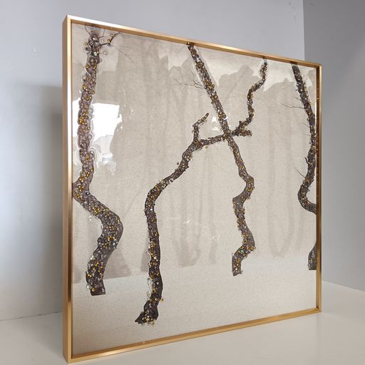 Crystal wall frames