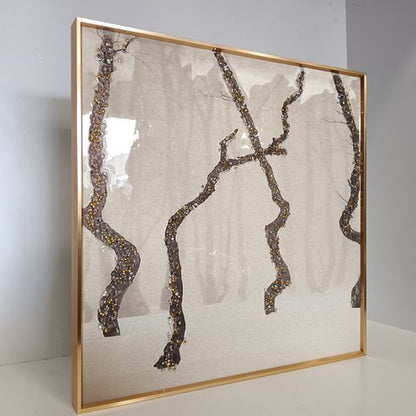 Crystal wall frames
