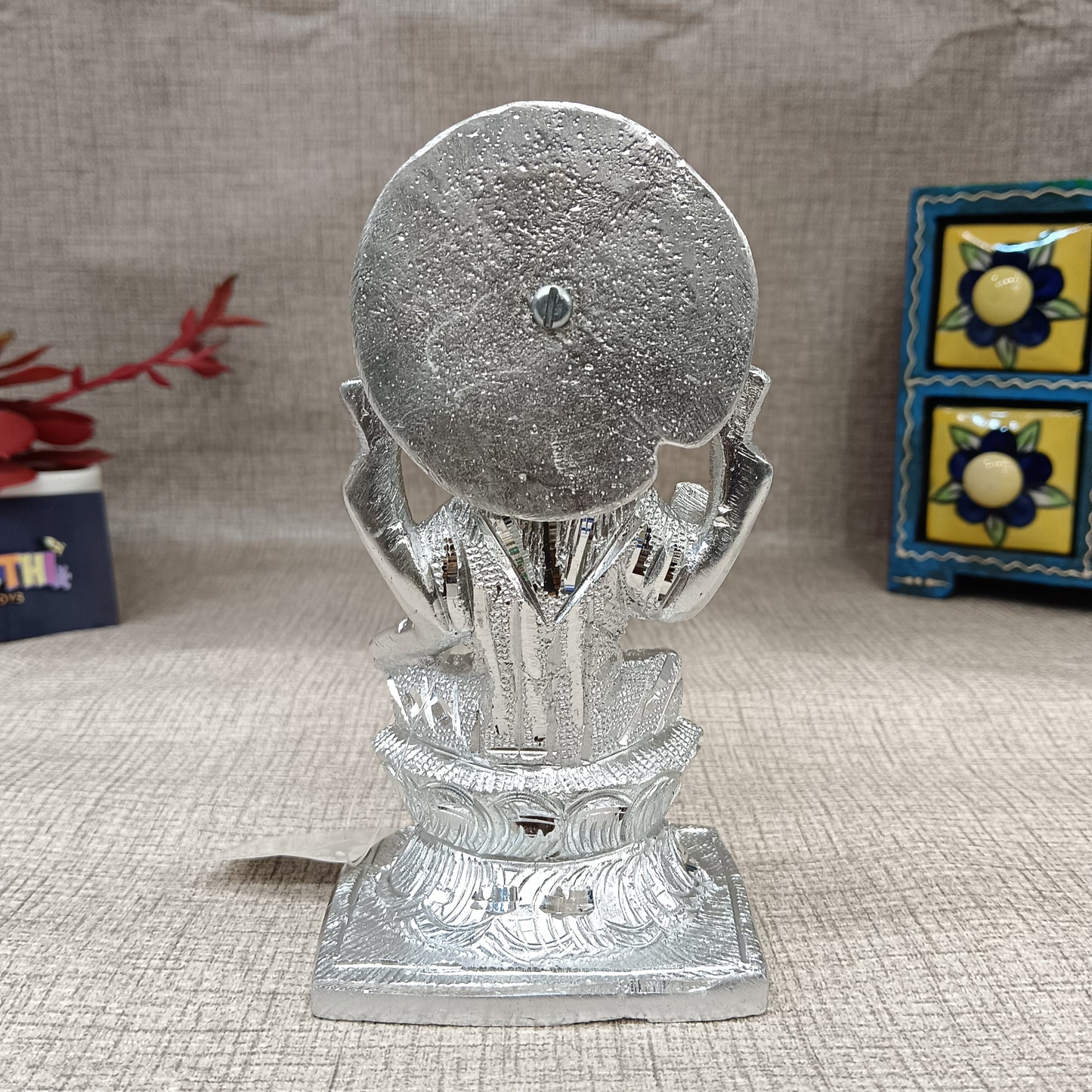 Lakhmi Ganesh 2 piece set German silver idols