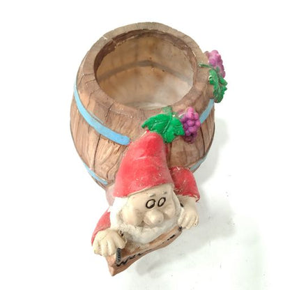 Handcraft Polyresin Welcome Santa Planter Pot for Home & office