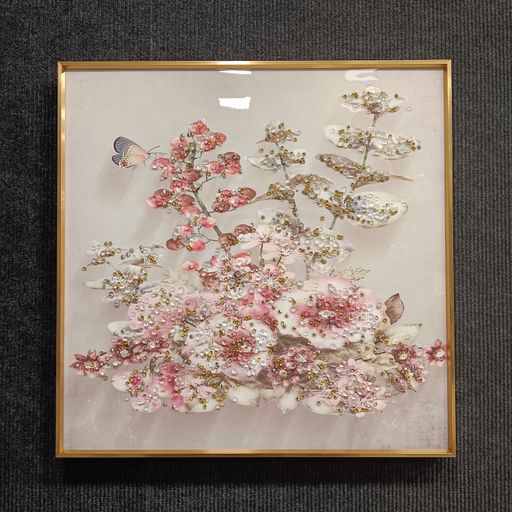 Crystal wall frames