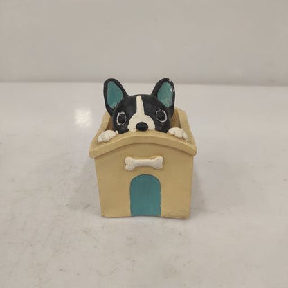 Ceramic dog house cute mini Ceramic pot for home office desktop