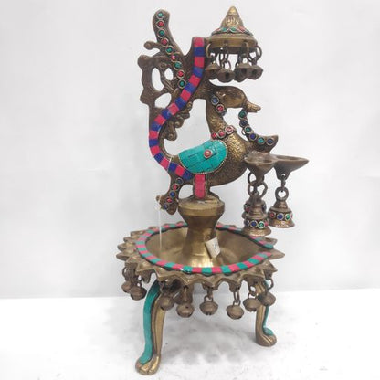 Brass deepam oil lamp