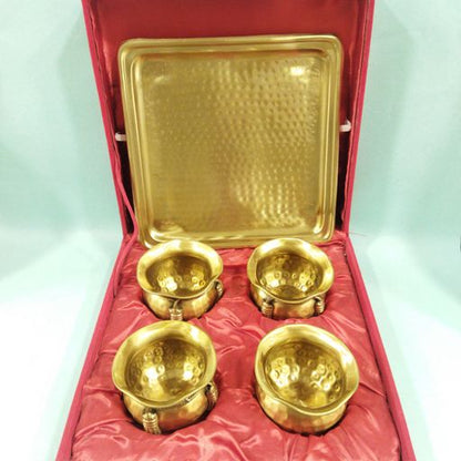 Gold plated &4bowl