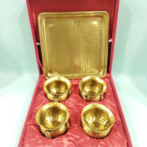 Gold plated &4bowl