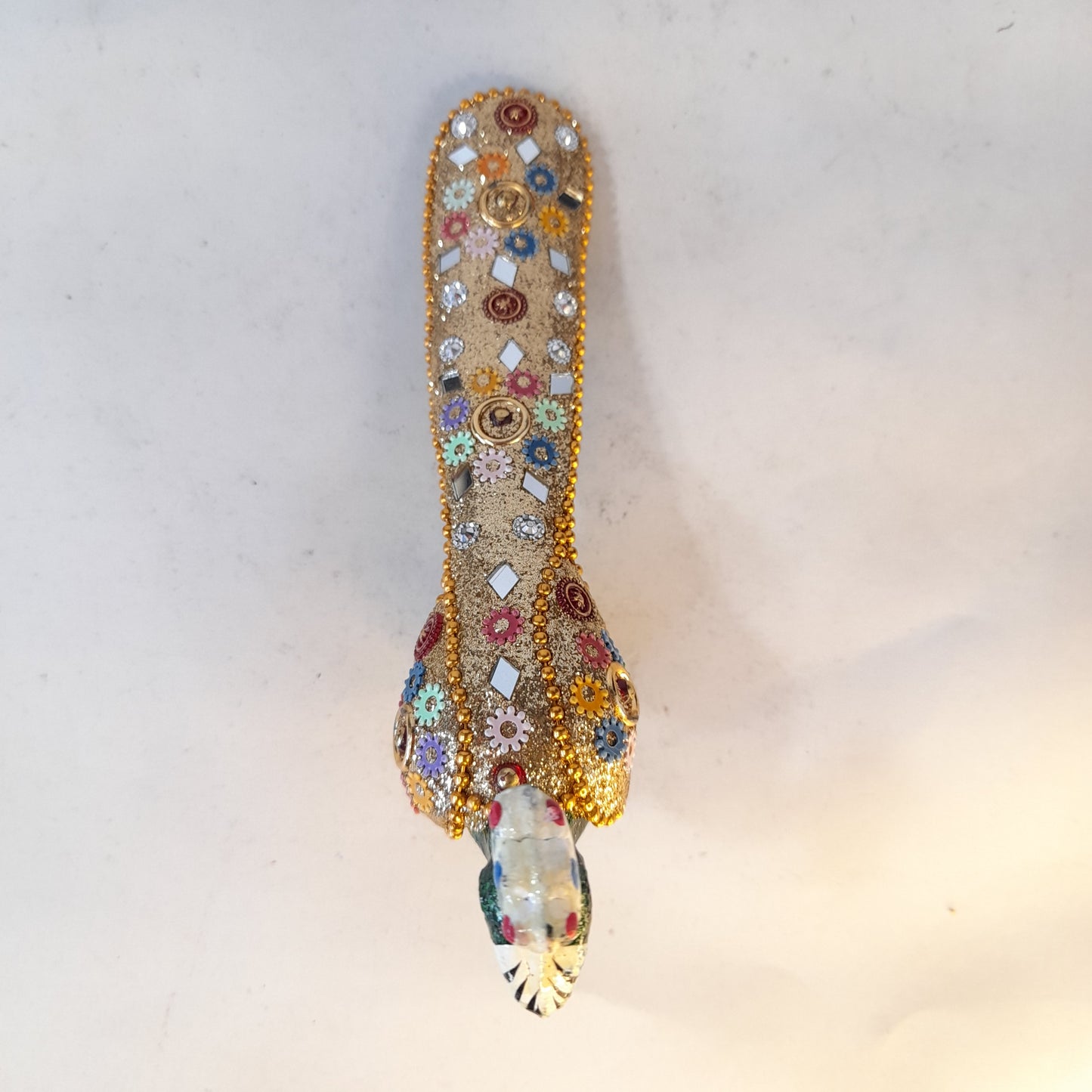 Resin Peacock With Multi Color Beads