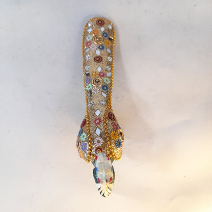 Resin Peacock With Multi Color Beads