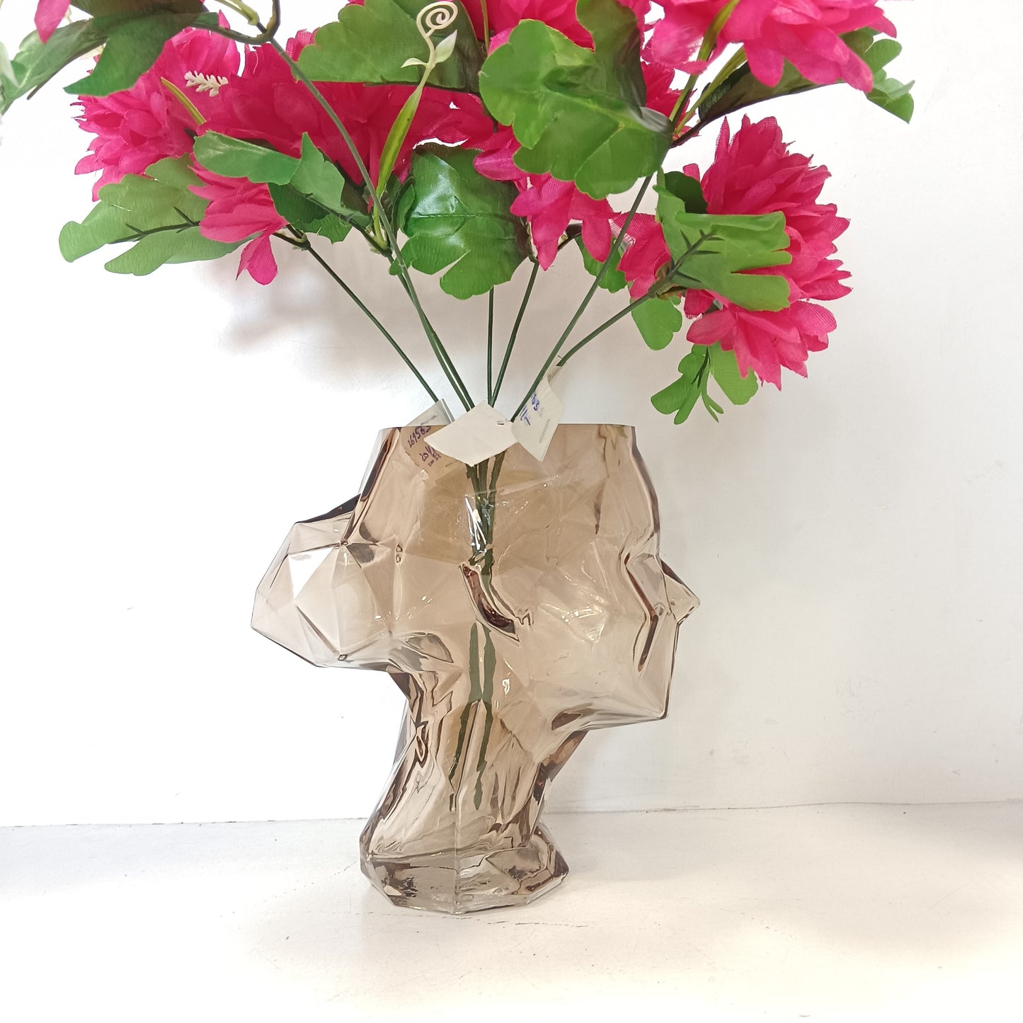 A women face glass Flower vase