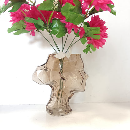 A women face glass Flower vase