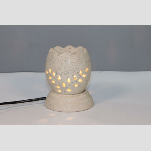 Handicrafts Electric Aroma Oil Ceramic Diffuser Burner in Ball Shape with Electric Bulb and Oil