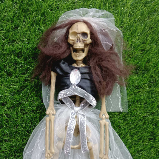 Bride Skeleton Halloween Hanging 16 inch