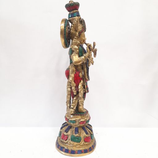 Brass Krishna idol