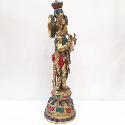 Brass Krishna idol
