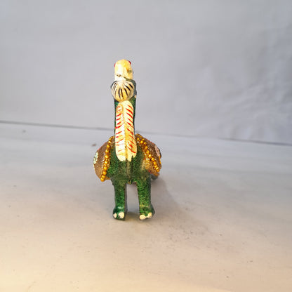 Resin Peacock With Multi Color Beads
