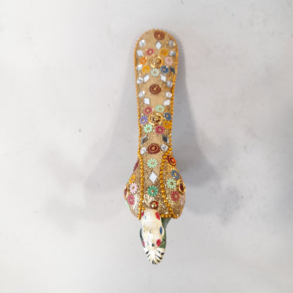 Resin Peacock With Multi Color Beads