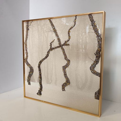 Crystal wall frames