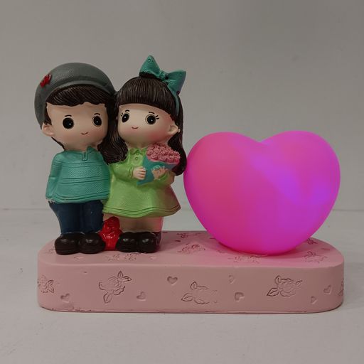 Couple heart lamp