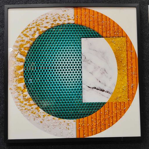 LUXURY CRYSTAL 3D CIRCLE SHAPE PAINTING