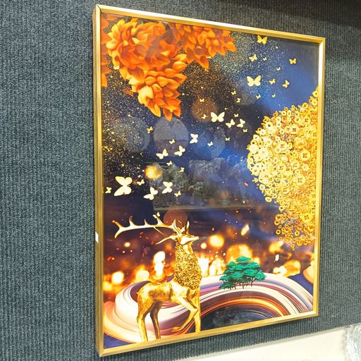 Crystal wall frames