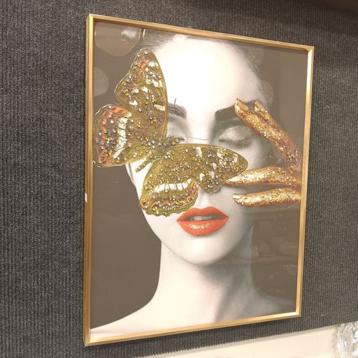 Crystal wall frames