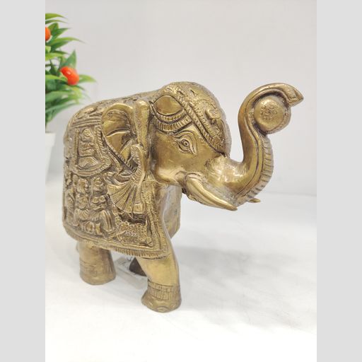 Brass Elephant 5 inch