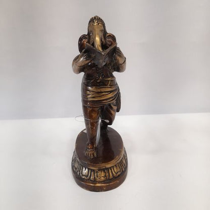 Brass ganesh idol