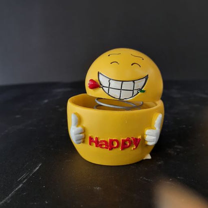 Smile bubble head showpiece a single piece with one moji