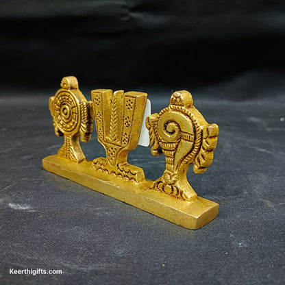 Shanku chakram namalu idol brass