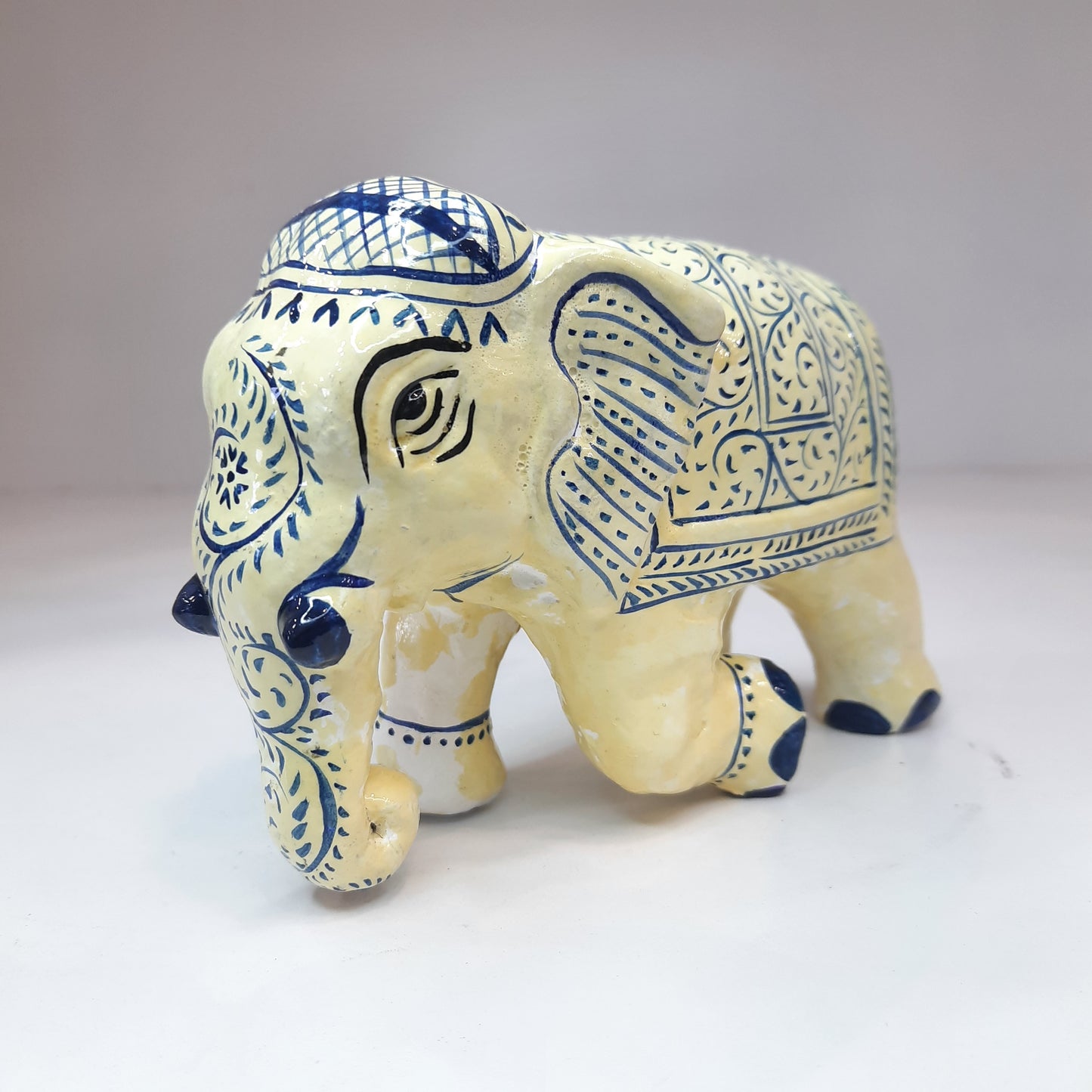 Paper Machie Elephant T.D Painted