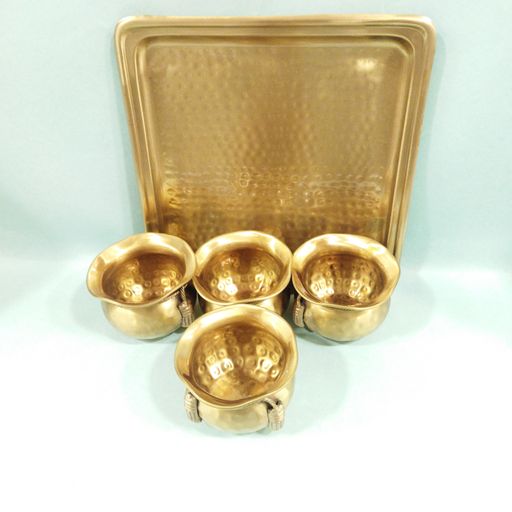 Gold plated &4bowl