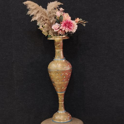flower vase brass 16