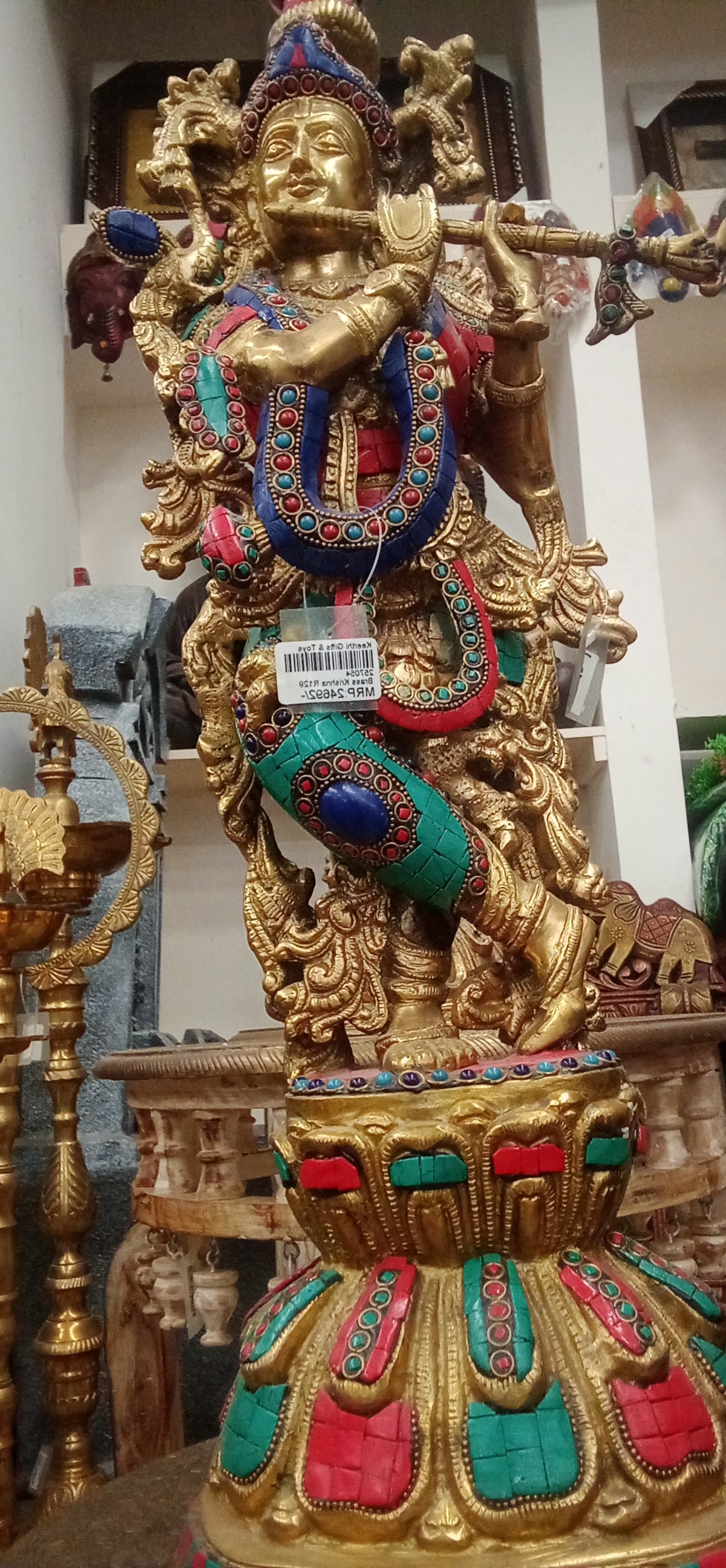 Brass Krishna R129
